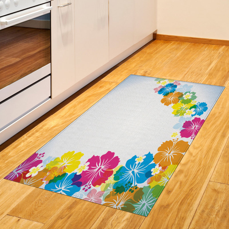 Luau High Density Long Fiber Poly Threads Decorative Area Rug Carpet, Rectangle 2'7" x 5'