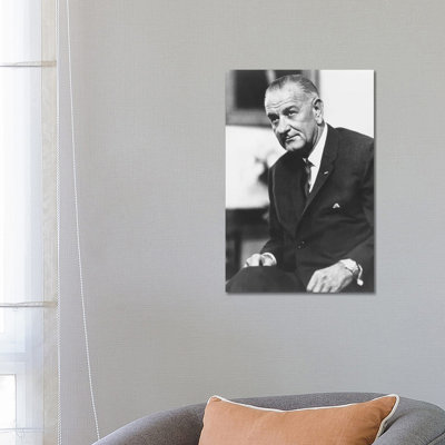 Photo of President Lyndon B. Johnson II 1 Piece Wrapped Canvas Wall Art