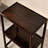 Rectangular flower shelf floor double layer storag