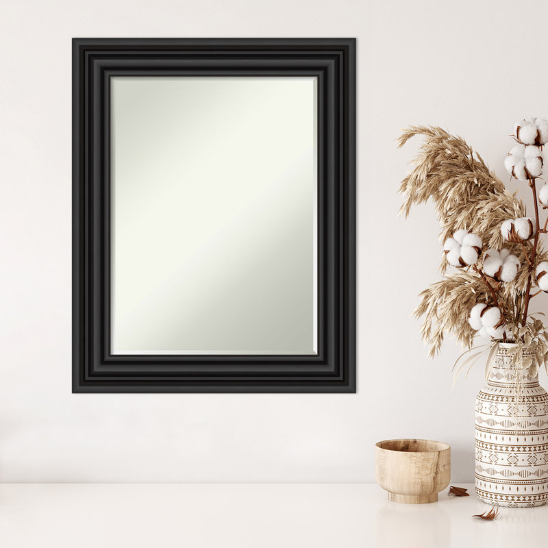 Giahna Wood Flat Wall Mirror