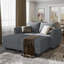Canapé modulaire convertible avec méridienne réversible Manusite-595962099