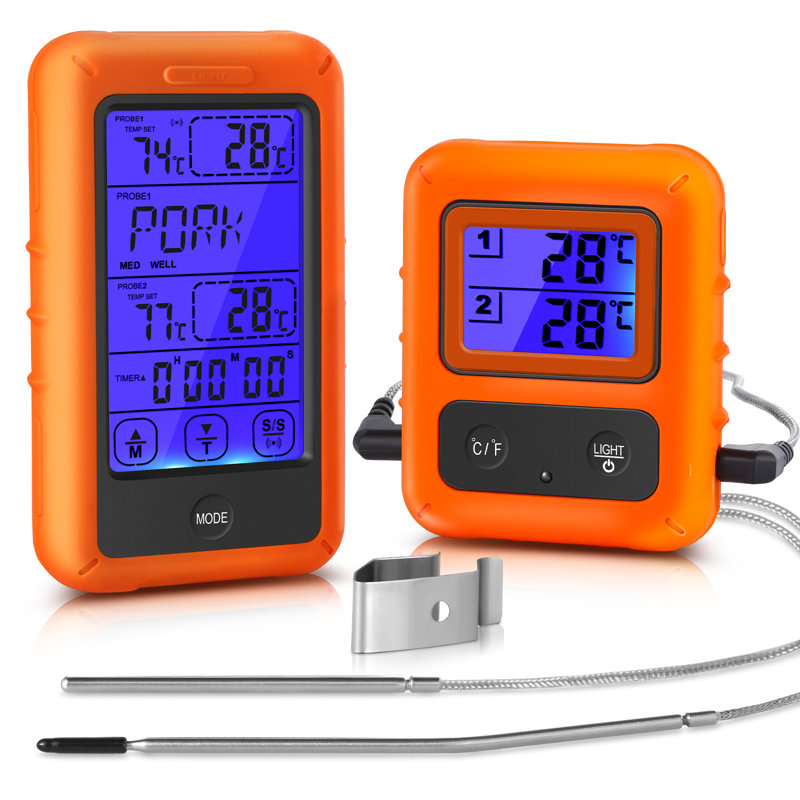 Thermomètre à viande numérique avec rétroéclairage Uten
