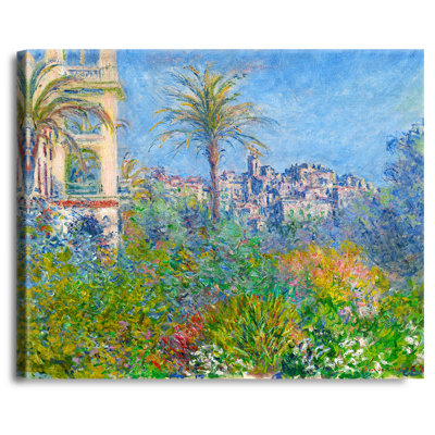 Villas at Bordighera by Claude Monet The World Classic Art Reproductions, Giclee Canvas Prints Wall Art for Home Decor