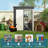 Aiho 5 ft. W X 3 ft. D Metal Vertical Storage Shed-65754012
