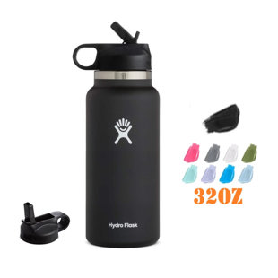 CIVAGO 22 oz Insulated Water Bottle With Straw, Stainless Steel Sports  Water Flask Cup with 3 Lids (Straw, Portable Spout and Handle Lid), Double