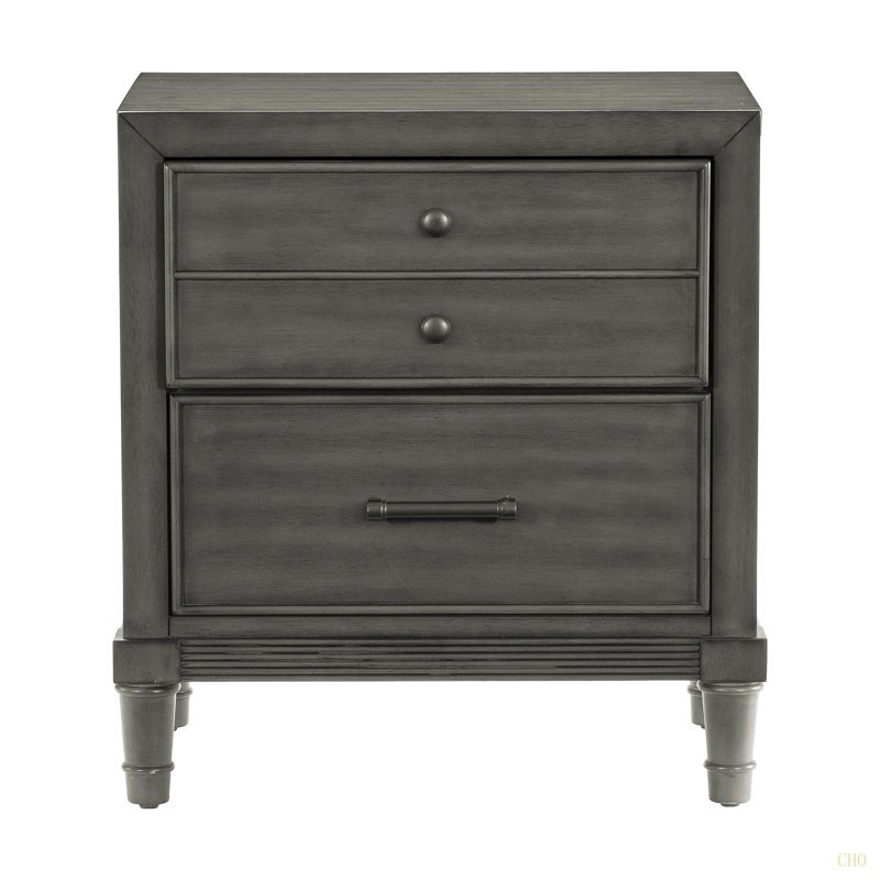 Table de chevet style transitionnel 1pc