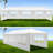 30 Ft. W x 10 Ft. D Metal Party Tent White Canopy For Party Wedding Picnic-108990975