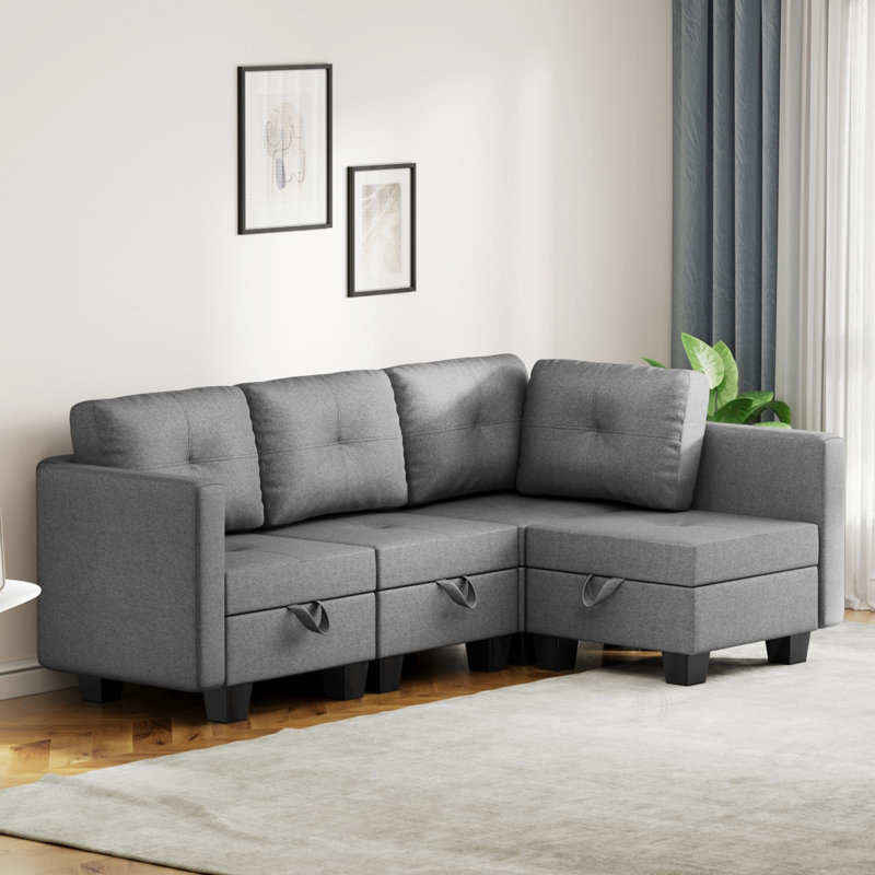 Fabric Corner Sofa , 4