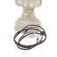 Ensemble de lampes de table Polystone Fleur De Lis Beige