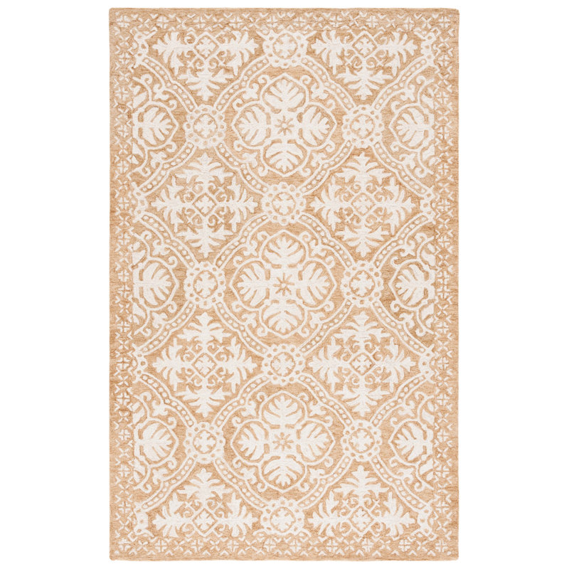 Tapis doré / ivoire Lauren Ralph Lauren Nina, Rectangle 4 pi x 6 pi