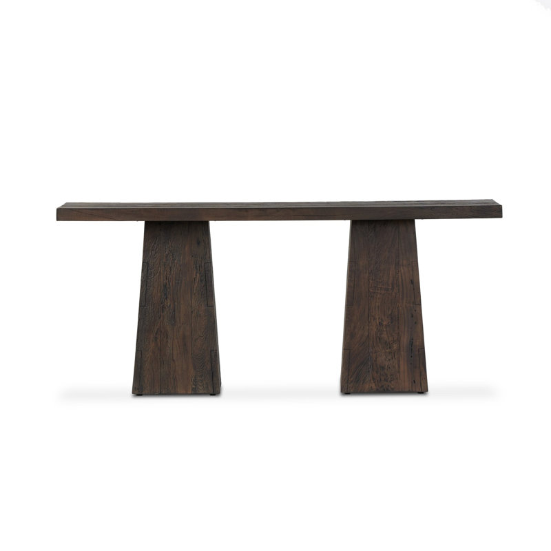 Atlas 70'' W Console Table, Smoked Alder