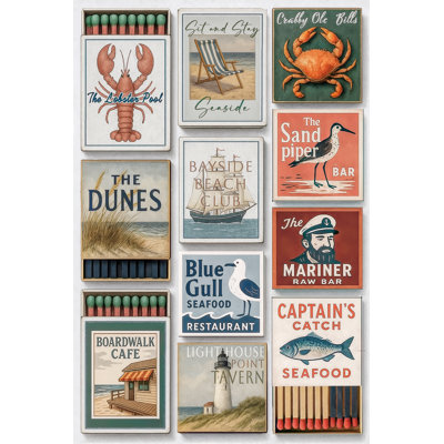 «Contemporary East Coast Match Box Collage» par Aine
