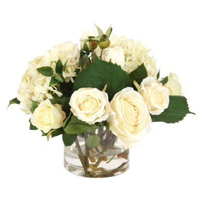 Polysilk Arrangement in Vase