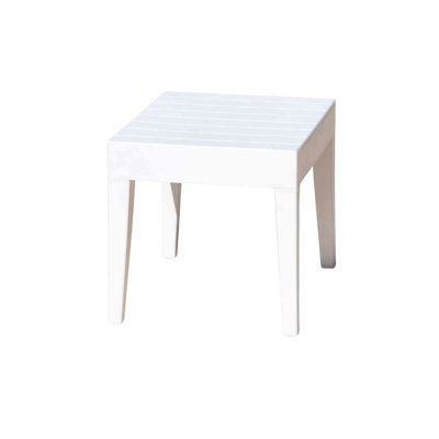 Abaco Square Outdoor Side Table , 18 " W 22 " D