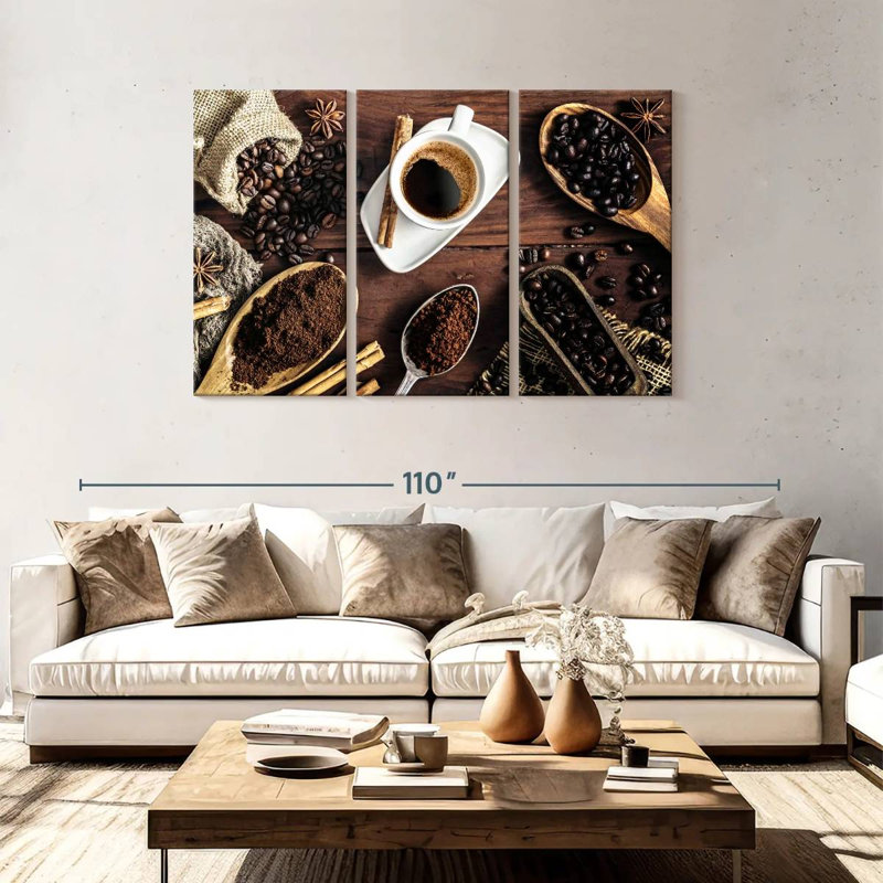 Yarlin Coffee And Spices, 48" H x 74" W