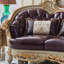 Causeuse en cuir véritable European Luxury