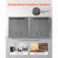 Armoire murale en métal