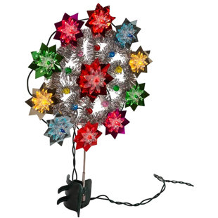 Embellished Felt Wool Holiday Tree Topper - Light the Way