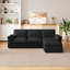 Canapé modulaire Cloud Couch avec tissu chenille et méridienne mobile-2058233561