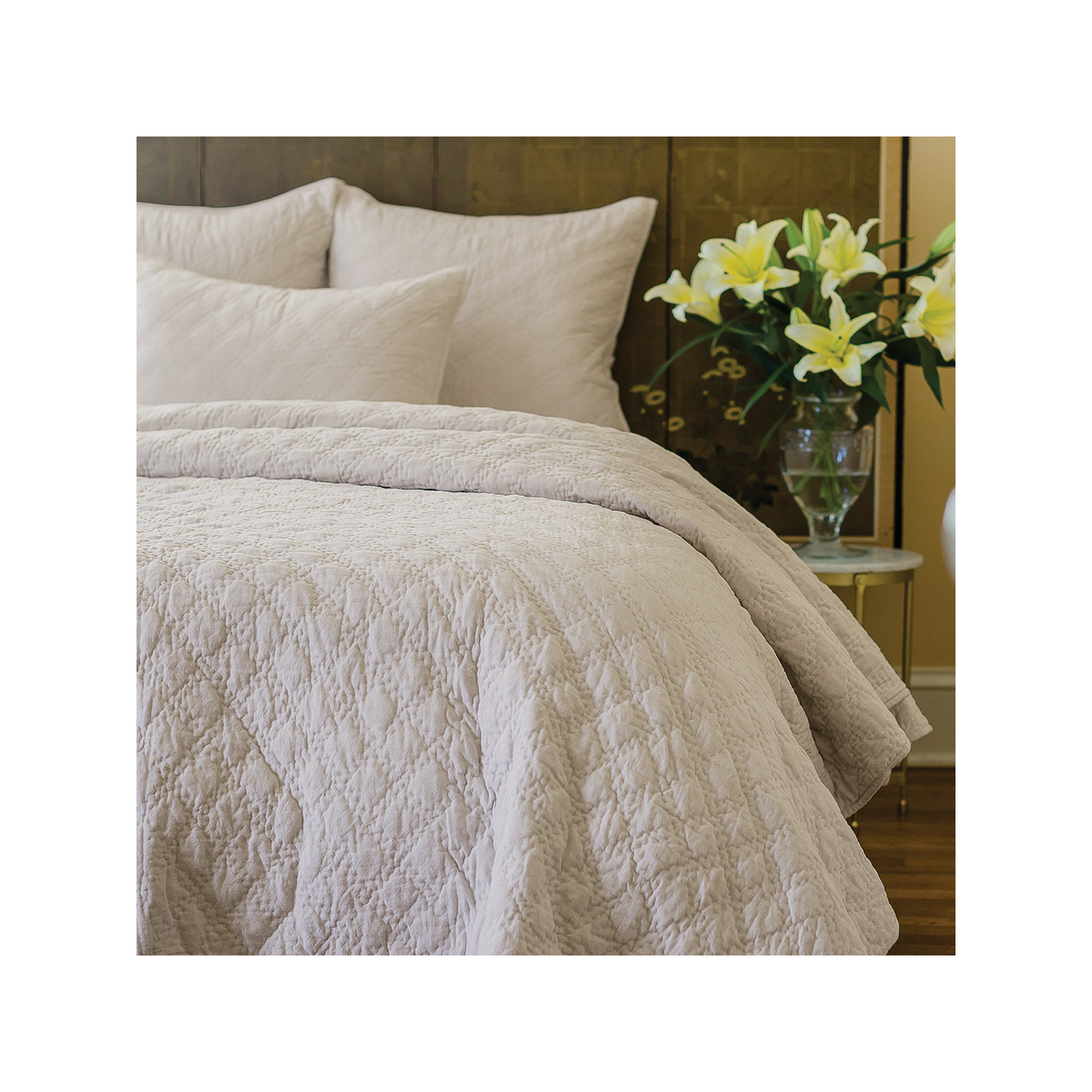 Gilmore 100% Cotton Sham, Standard, Natural
