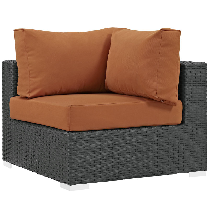 Ensemble de conversation modulaire avec coussins Sunbrella 5 pièces Sojour, Toile toscane Sunbrella®