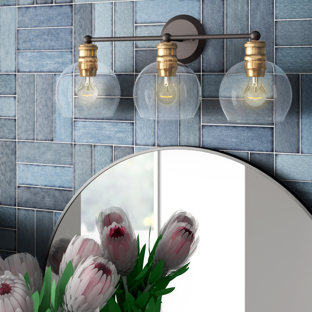 3-Light Dimmable Vanity Light Breakwater Bay 