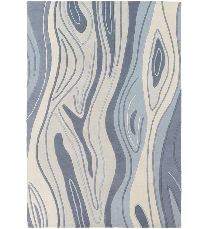Inhabit Designer Blue Area Rug