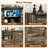 63" Farmhouse Dresser With Charging Station And Led Lights, Sliding Barn Door Storage Cabinet With 9 Drawers-1935979707