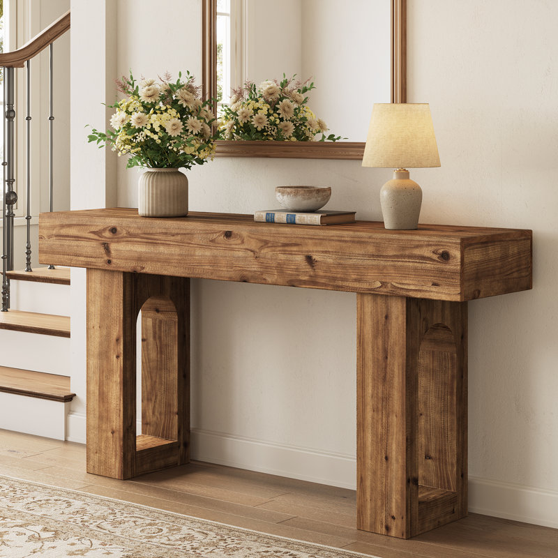 160cm Solid Wood Console Table