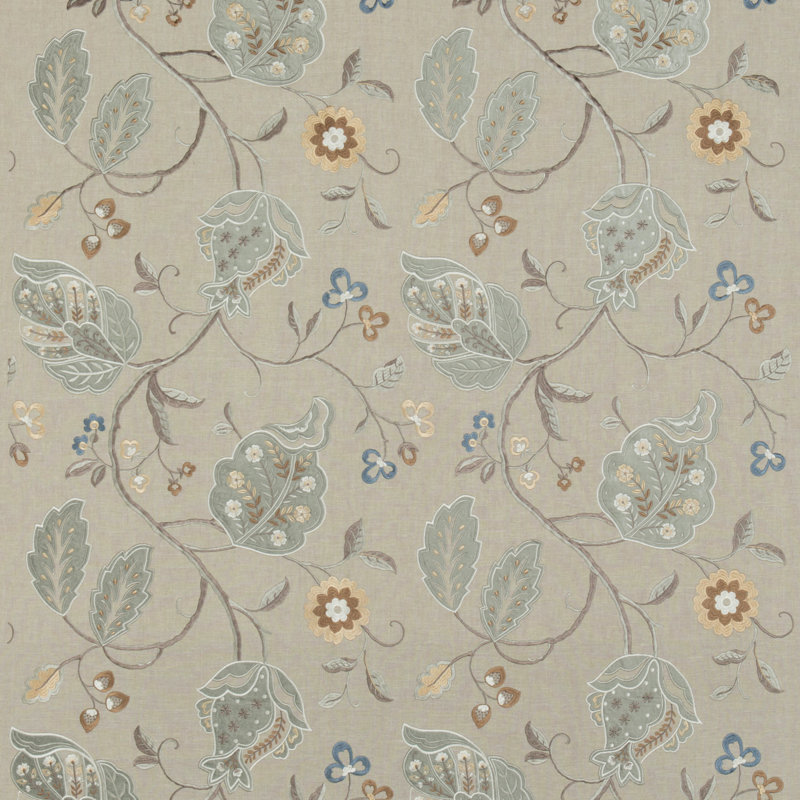 Langdale Calthorpe Fabric, Aqua