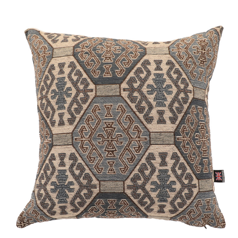 Chinook Geometric Square Cushion, 55 x 55cm