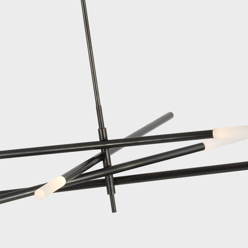 Rousseau 8 - Light LED Chandelier, Bronze
