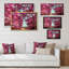 Reproduction de cadre flottant rose et mauve Fantasy Forest-978004246-978004462