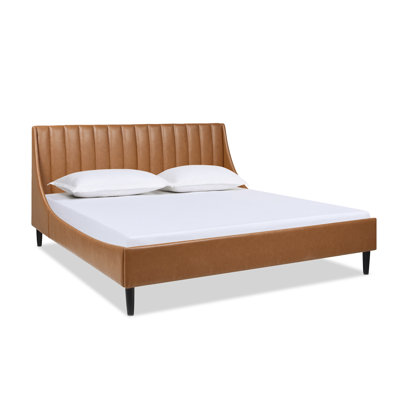 Helaina Upholstered Wingback Bed