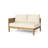 CROWNE 4-PCS SOFA CONVERSATION SET W/ BEIGE CUSHION