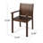 Preston 6 - Person Acacia Wood Patio Dining Set with Rectangular Table