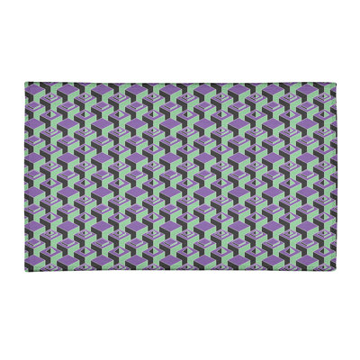 Chenille Geometric Indoor Rug