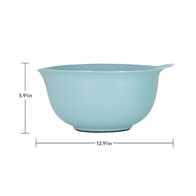 KitchenAid® 3 Pieces Universal Mixing Bowls, Aqua Sky