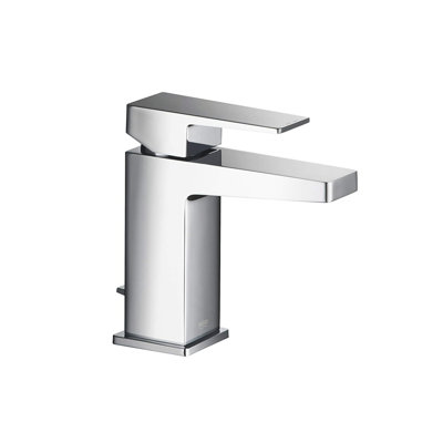 Single Lever Bidet Tap With Pop Up Waste,Chrome,Silver