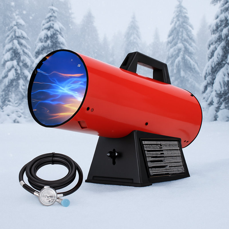 Chaufferette au propane à air pulsé 60 000 BTU, avec régulateur