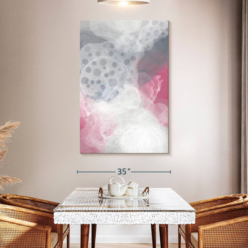 Avery Abstract Water Spots, 51" H x 34" W