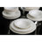 Porcelain China Dinnerware Set 24 Piece - Service for 6