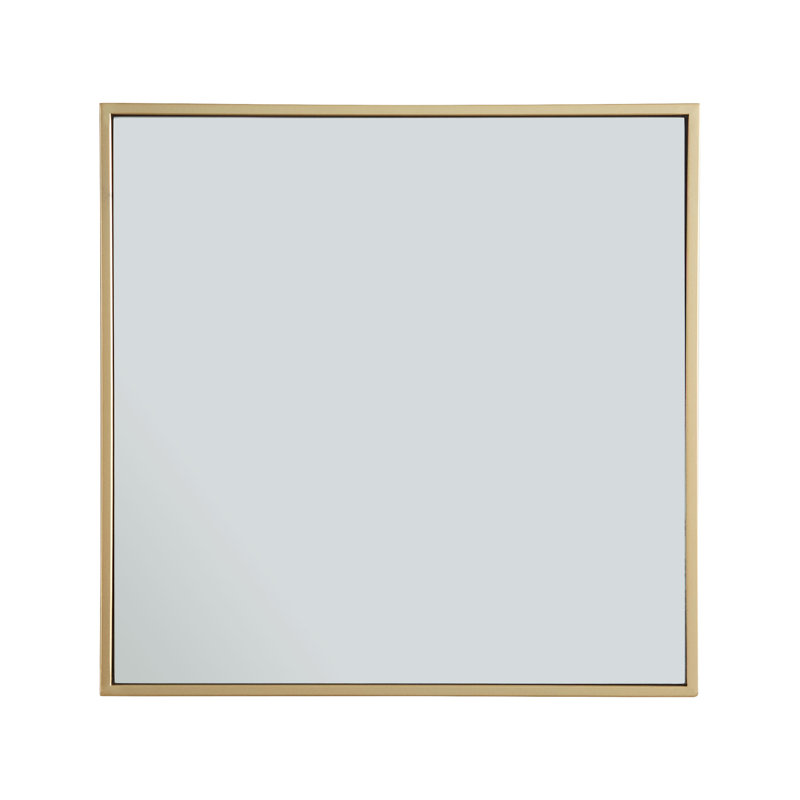 Gorgon Square Mirror, Gold