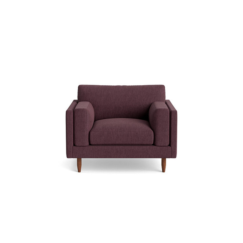 Skinny Fat Chair, Performance Weave - Aubergine