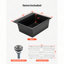 Lavabo de cuisine en granite 25 "à fixation sur le comptoir pour lavabo de bar