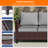3-Seater Sofa & Ottomans PE  Rattan Patio Sofa Set With Thick Cushions and Sturdy Frame-125400803