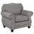 Baskerville Fabric Sofa & Chair Set, Gray