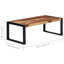 Table basse simple avec rangement Lusk-1022794197
