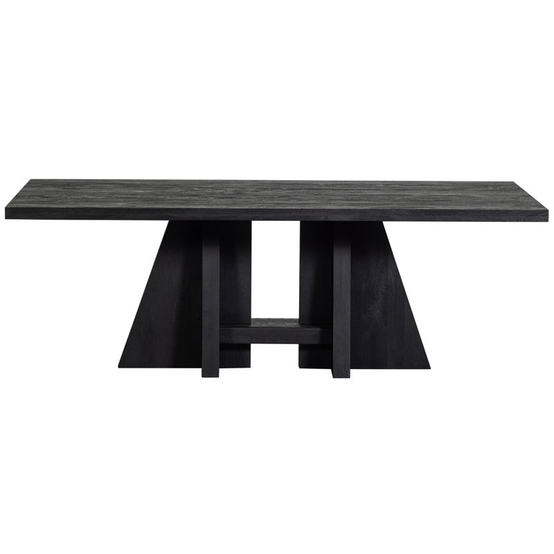 Kean Solid Wood Dining Table, 75cm H x 100cm L x 220cm W
