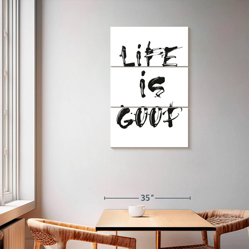 Tergel Life Is Good, H 57 po x l 36 po